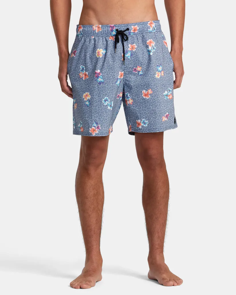 RVCA Barnes Elastic Waist Boardshorts 17"