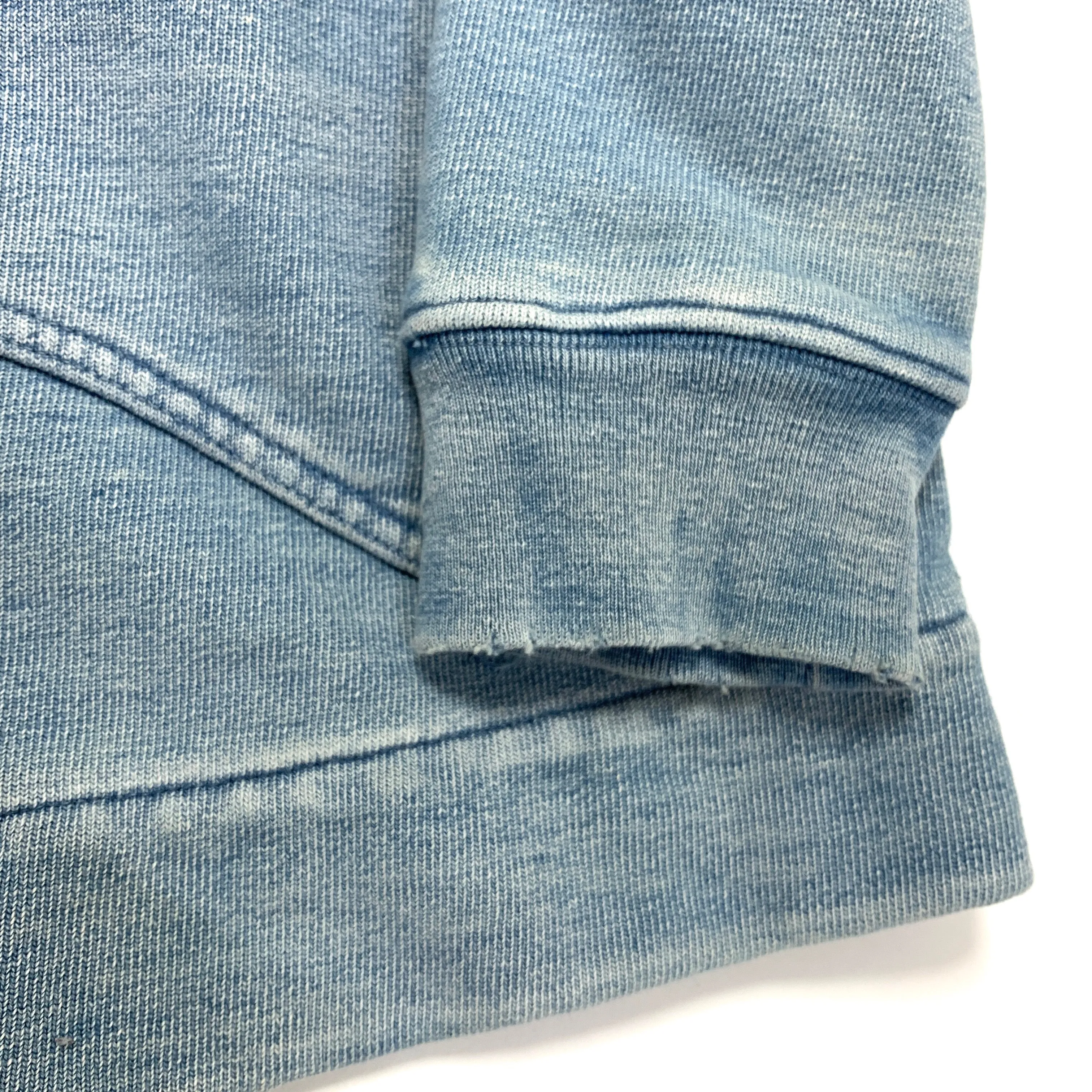 [S] Kapital Kountry Indigo Distressed Sweat Cardigan Jacket