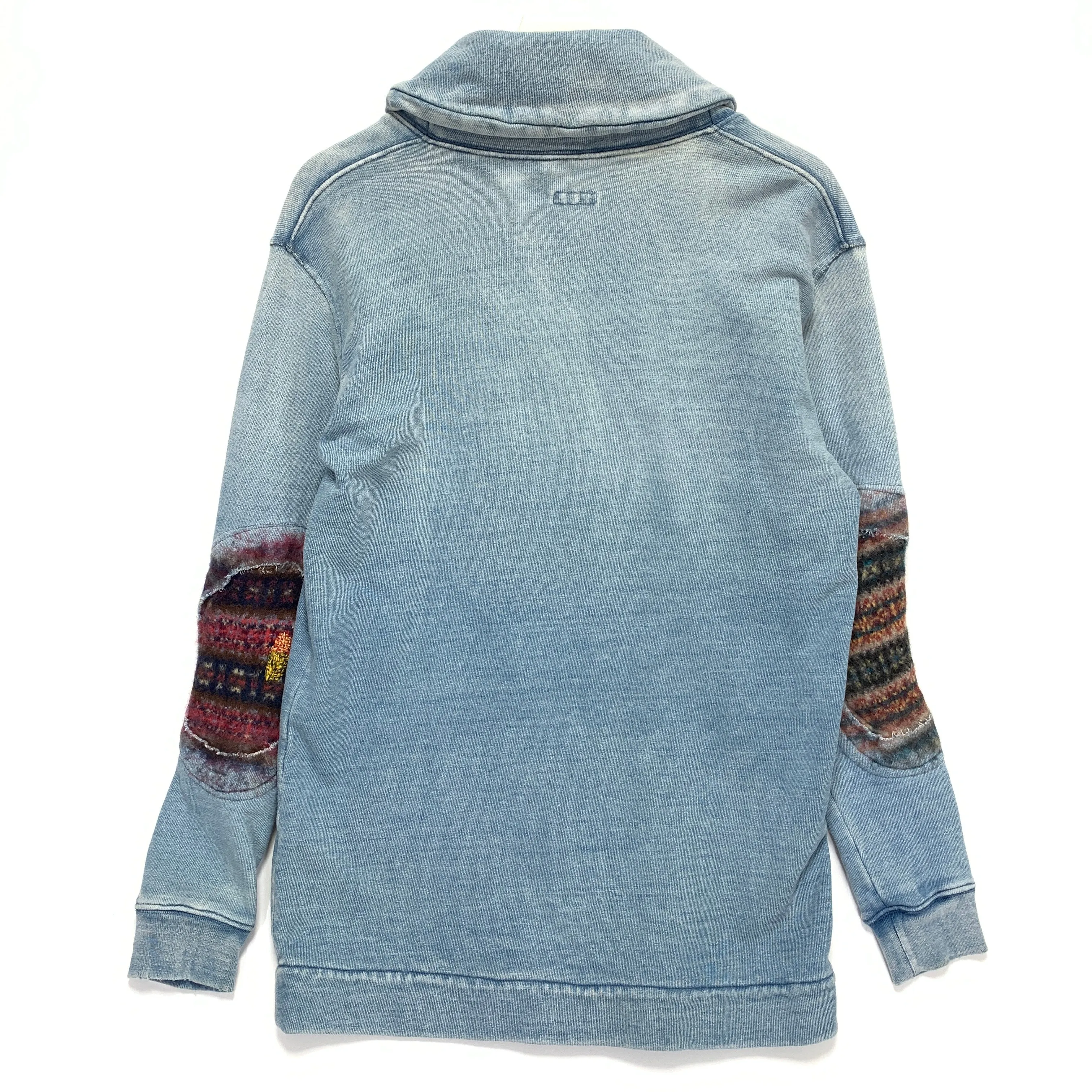 [S] Kapital Kountry Indigo Distressed Sweat Cardigan Jacket