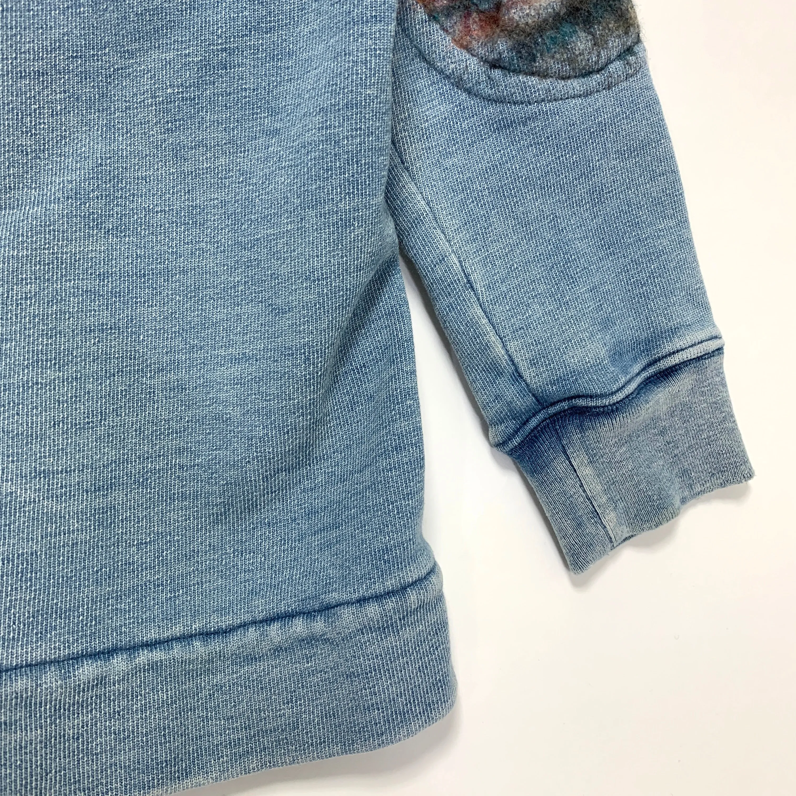 [S] Kapital Kountry Indigo Distressed Sweat Cardigan Jacket
