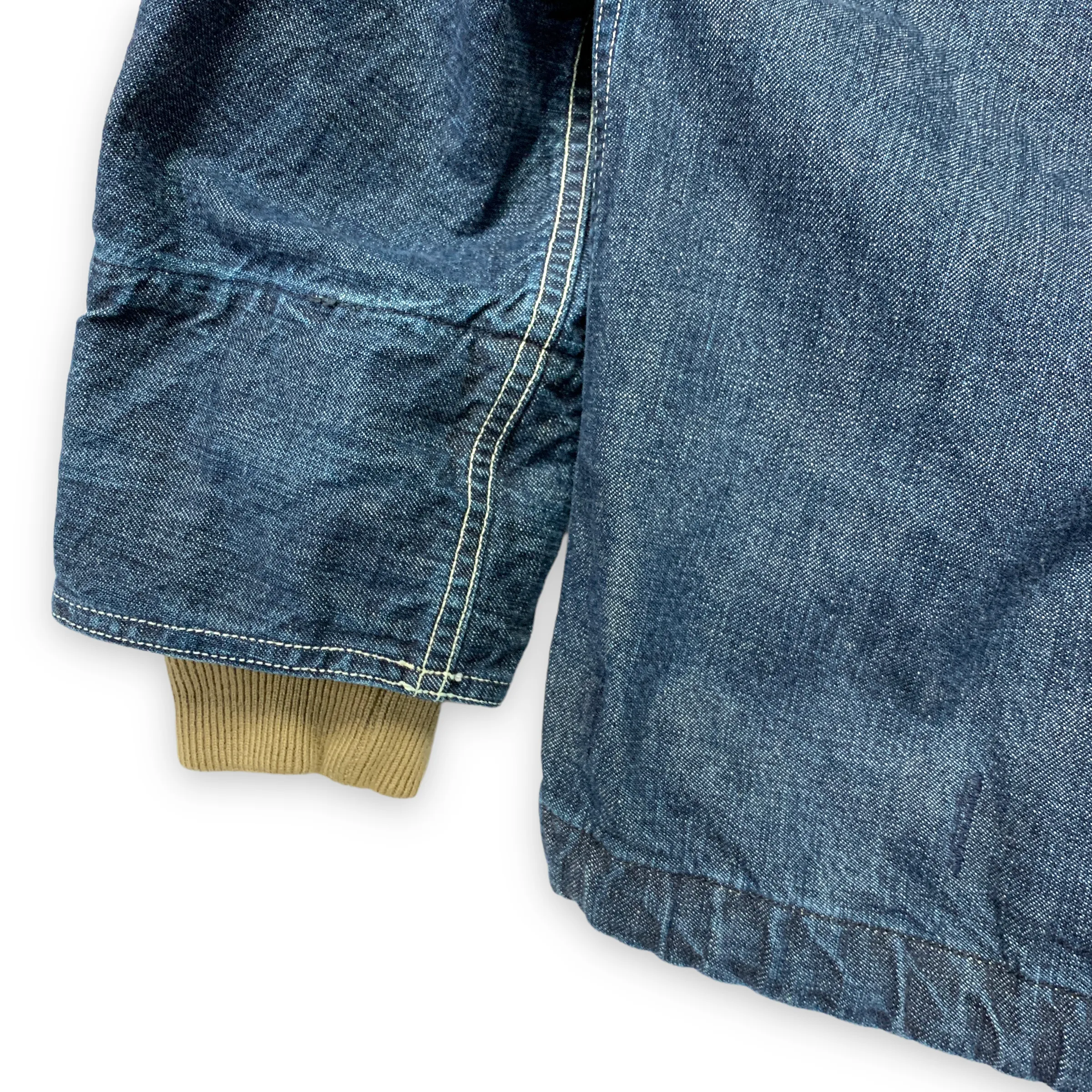 [S] Kapital Yamashiro Made Denim Wool Katsuragi Ring Coat Jacket