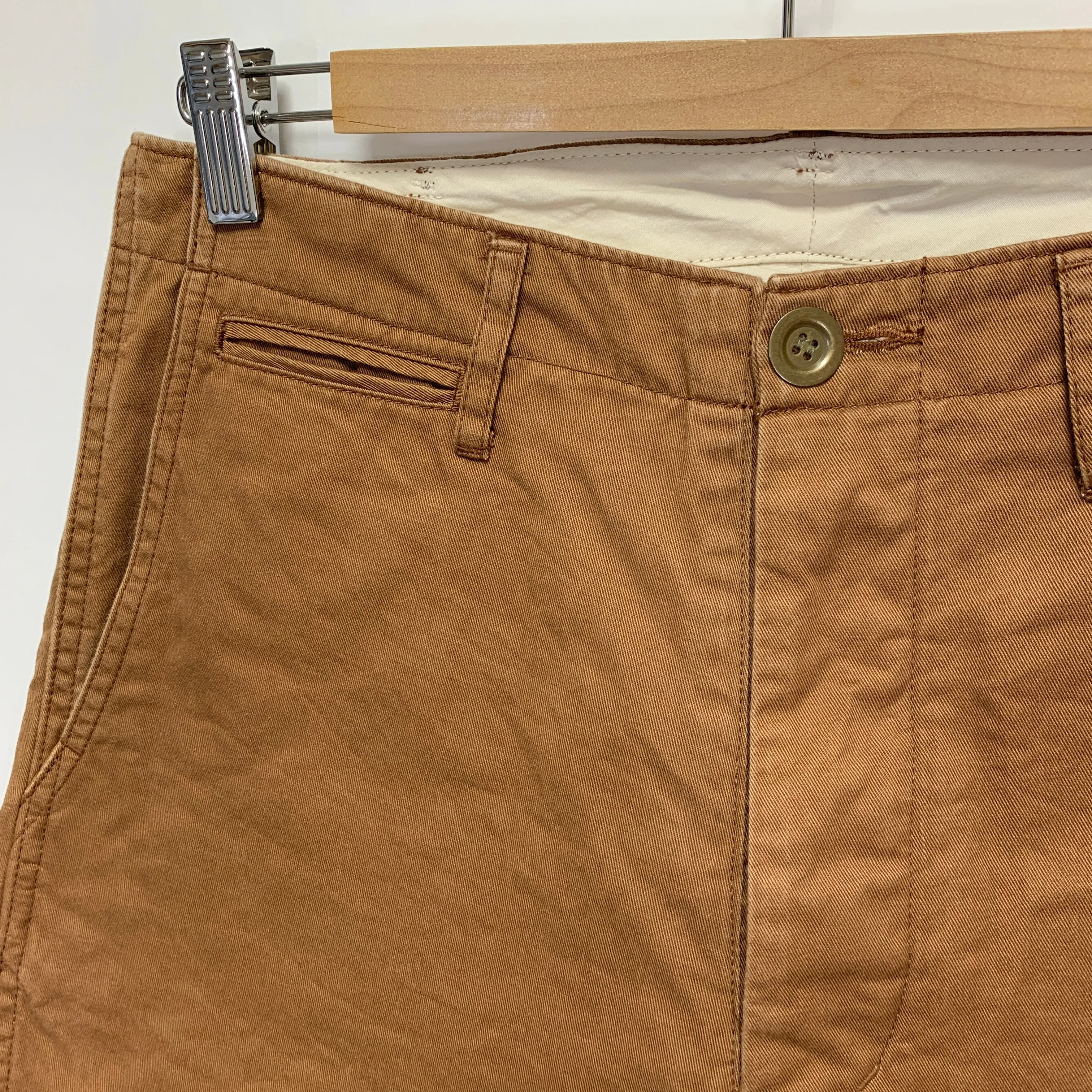 [S] Visvim 13SS Cut Off Chino Shorts Brown