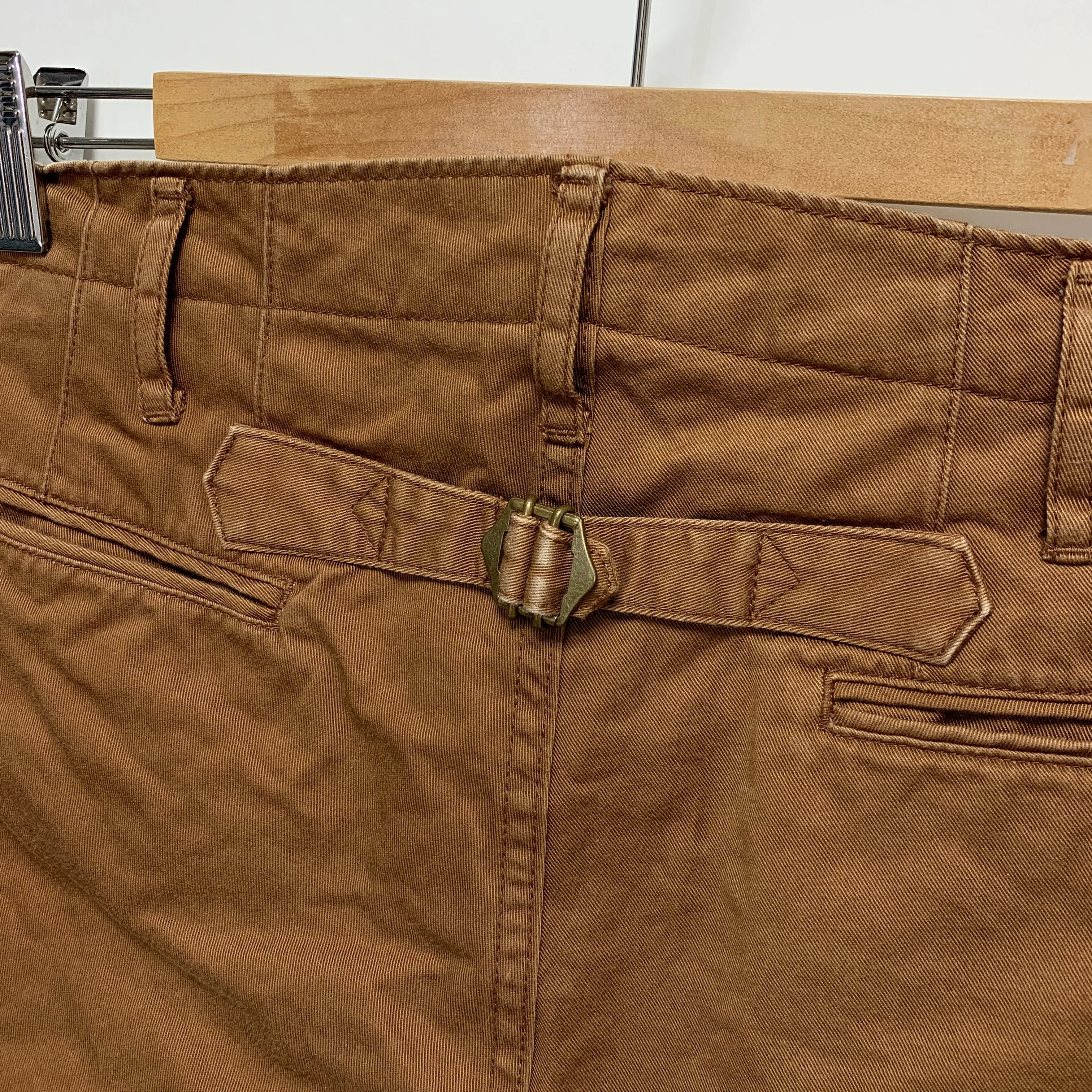 [S] Visvim 13SS Cut Off Chino Shorts Brown