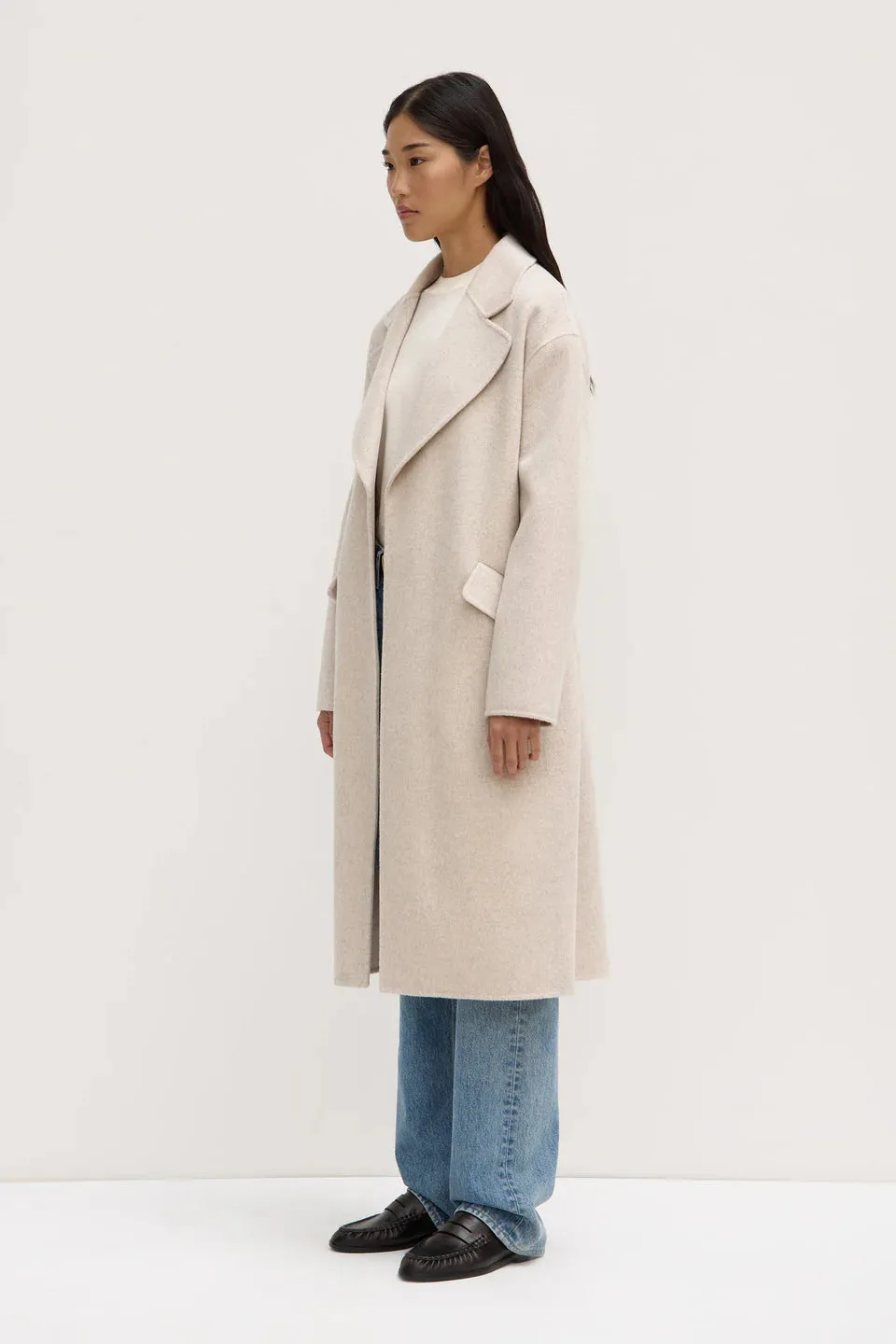 Sadie Coat | Oat Marle