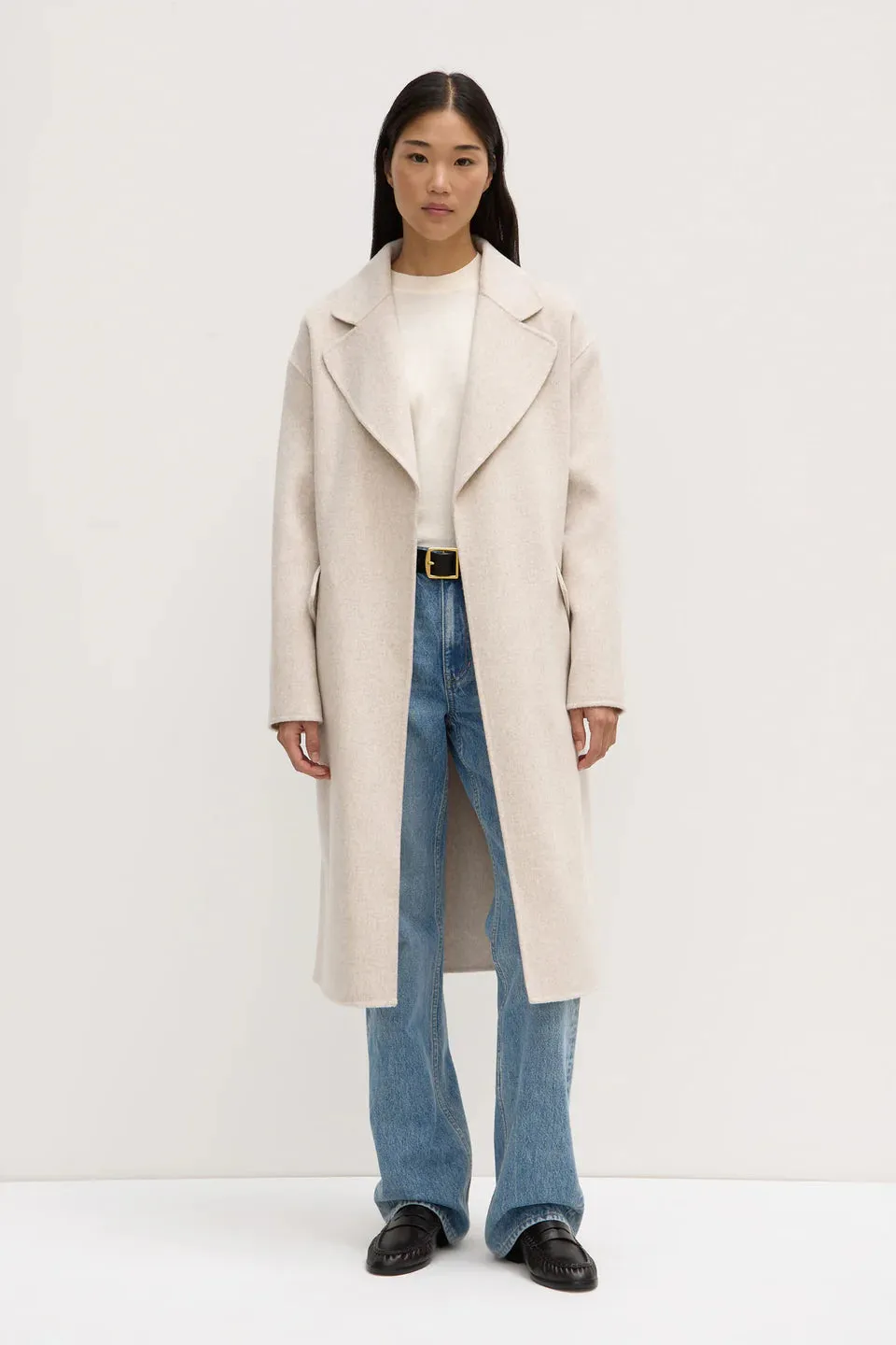 Sadie Coat | Oat Marle