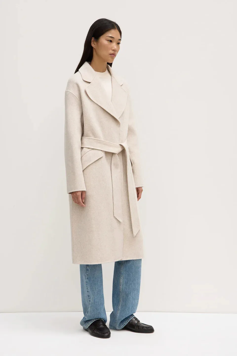 Sadie Coat | Oat Marle