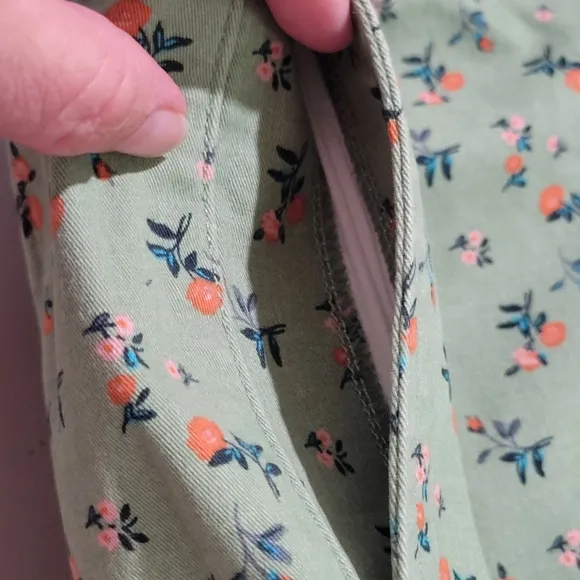 Sanctuary × Anthropologie Women's Odyssey Floral Shorts Size 29 Green Floral