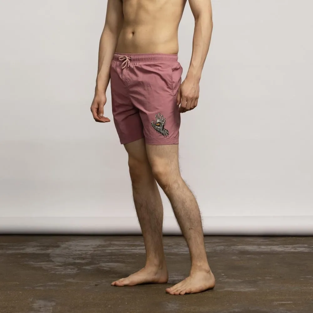 Santa Cruz Swim Shorts Melting Hand Swim Short - Dusty Rose