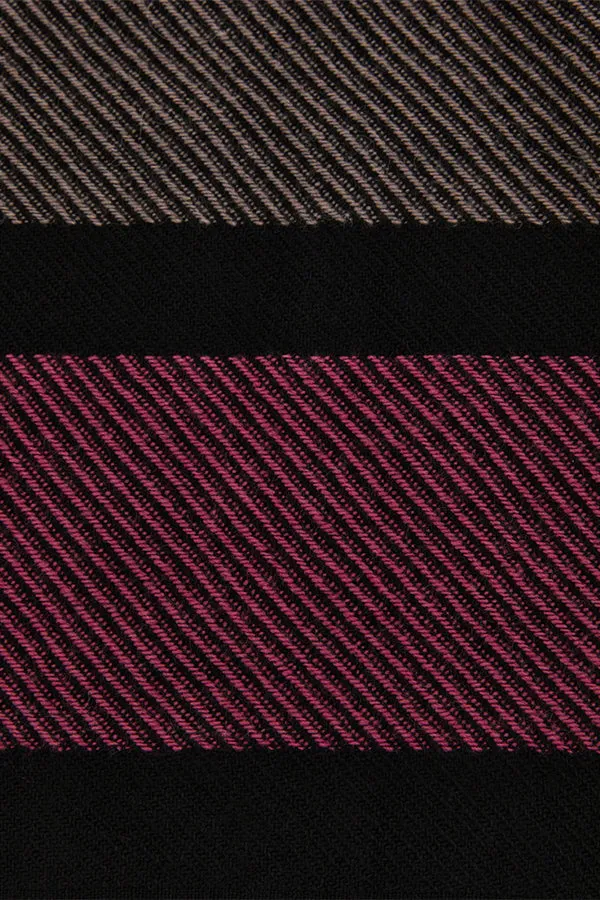 SARA STRIPED ALPACA WOOL SCARF