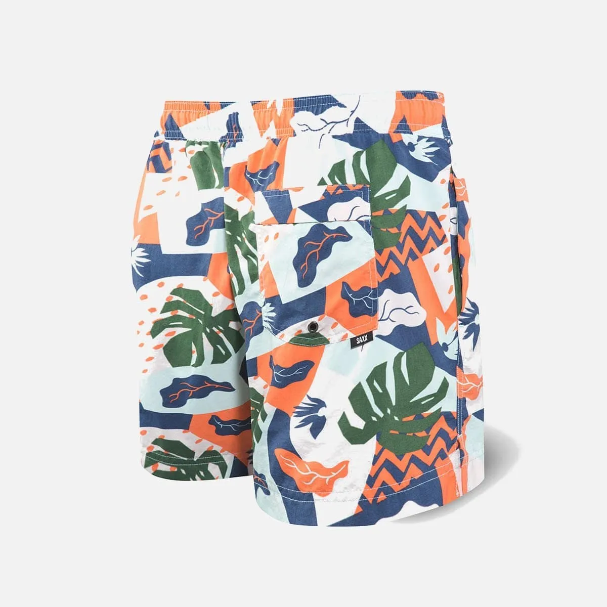 Saxx Cannonball Aqua Cut Collage 5" Swim Shorts