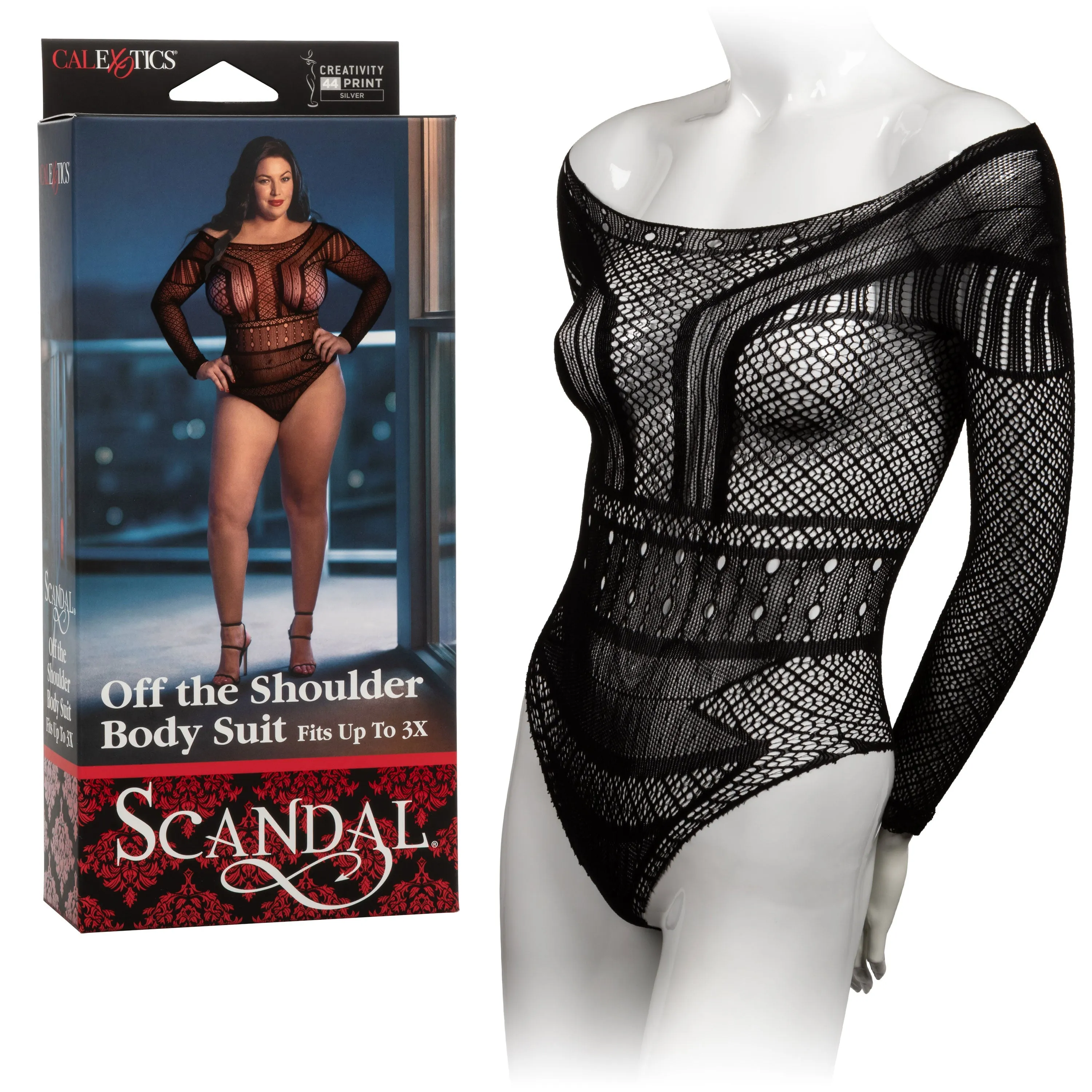 Scandal Plus Size Off The Shoulder Body Suit Curvy Size