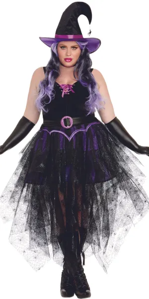Sexy Plus Size Boo-Tiful Witch Women's Costume