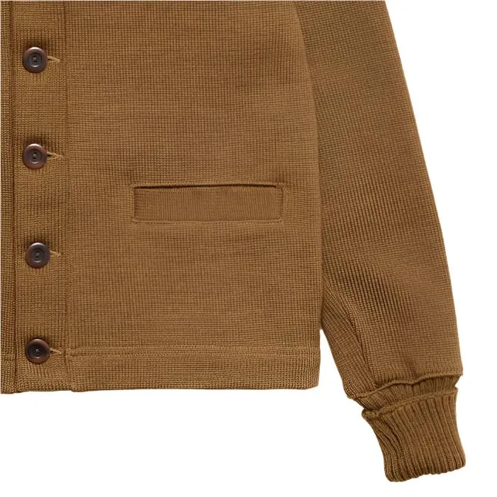 Shawl Sweater Coat | Dark Tan