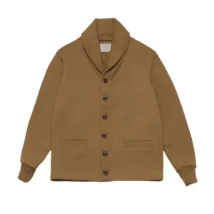 Shawl Sweater Coat | Dark Tan