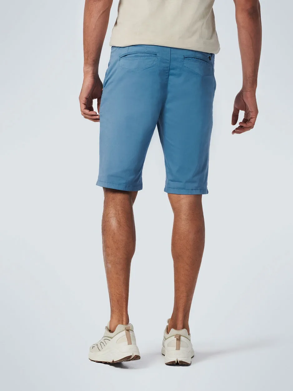 Short Chino Garment Dyed Twill Stretch | Blue