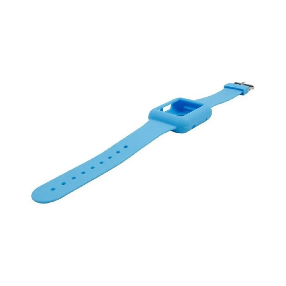 Silicone Sport Band with Buckle for Apple Watch - 38mm or 42mm Options - Black, Green, White, Blue or Red