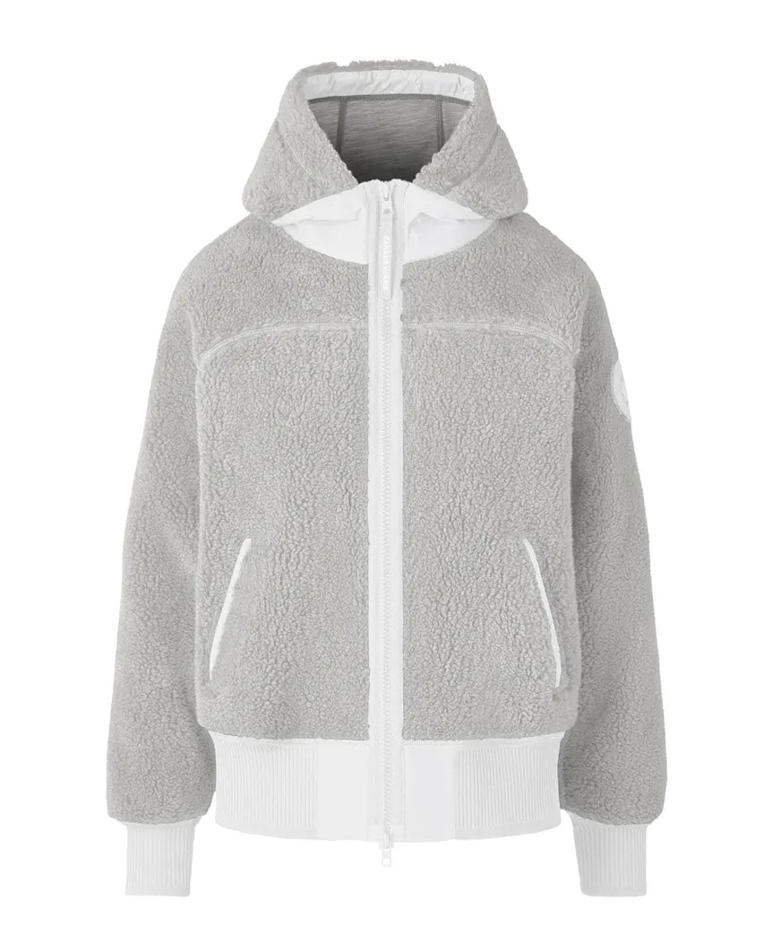 Simcoe Fleece Hoody HUMANATURE Womens Greige