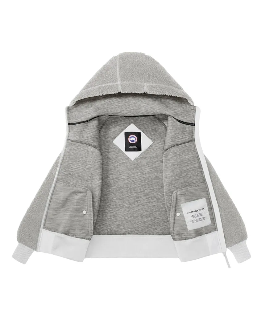 Simcoe Fleece Hoody HUMANATURE Womens Greige