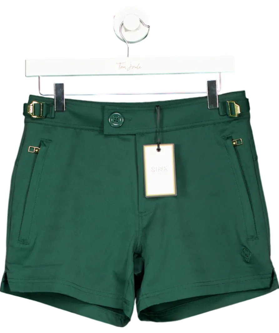 Sink swimwear Green Pinnacle Tailored Black Swim Shorts UK S