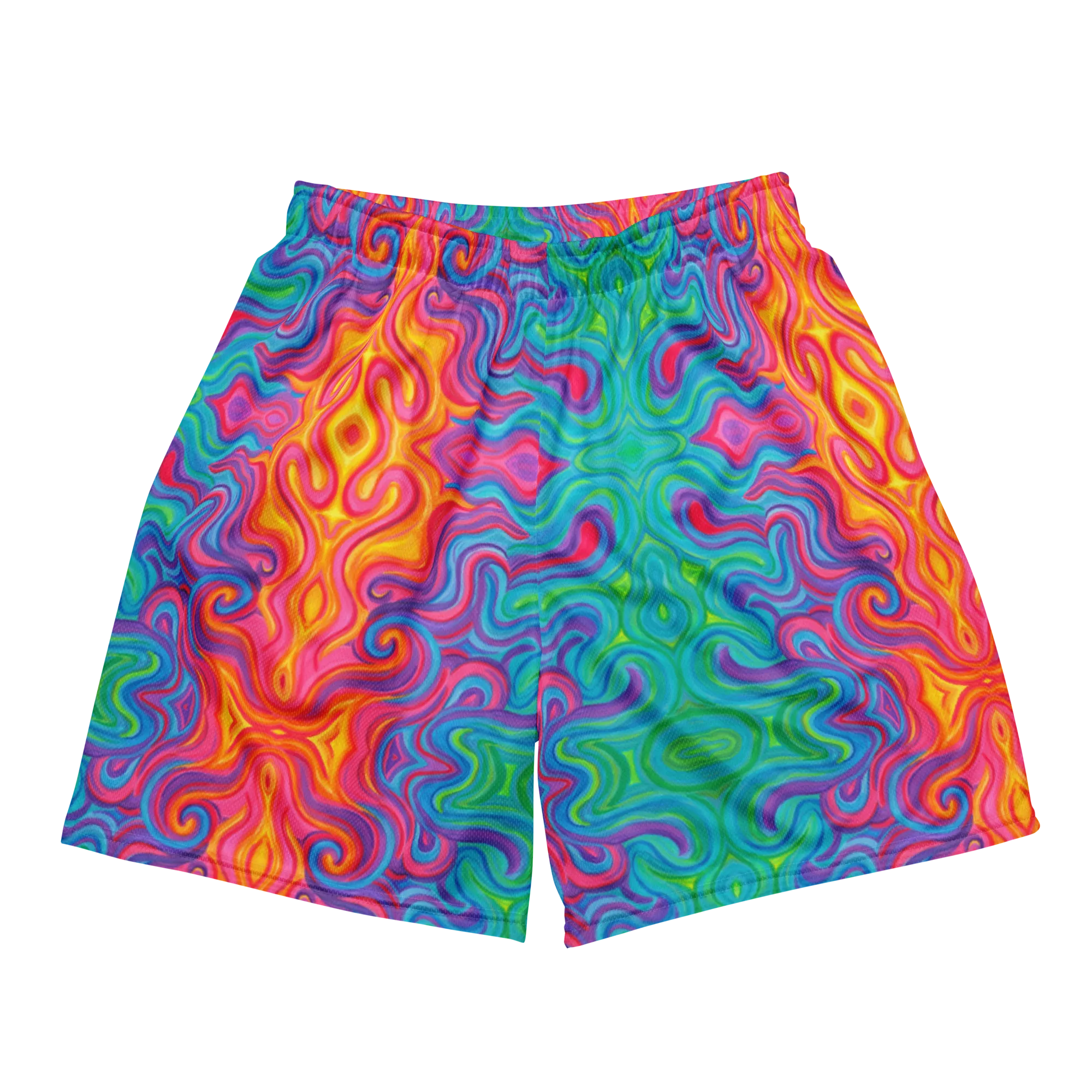 Soft Athletic Shorts (100% Recycled Material)- "Elemental" Design