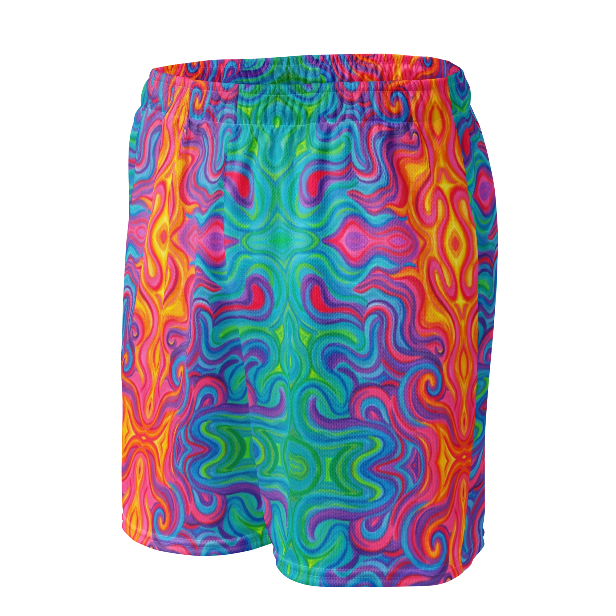Soft Athletic Shorts (100% Recycled Material)- "Elemental" Design