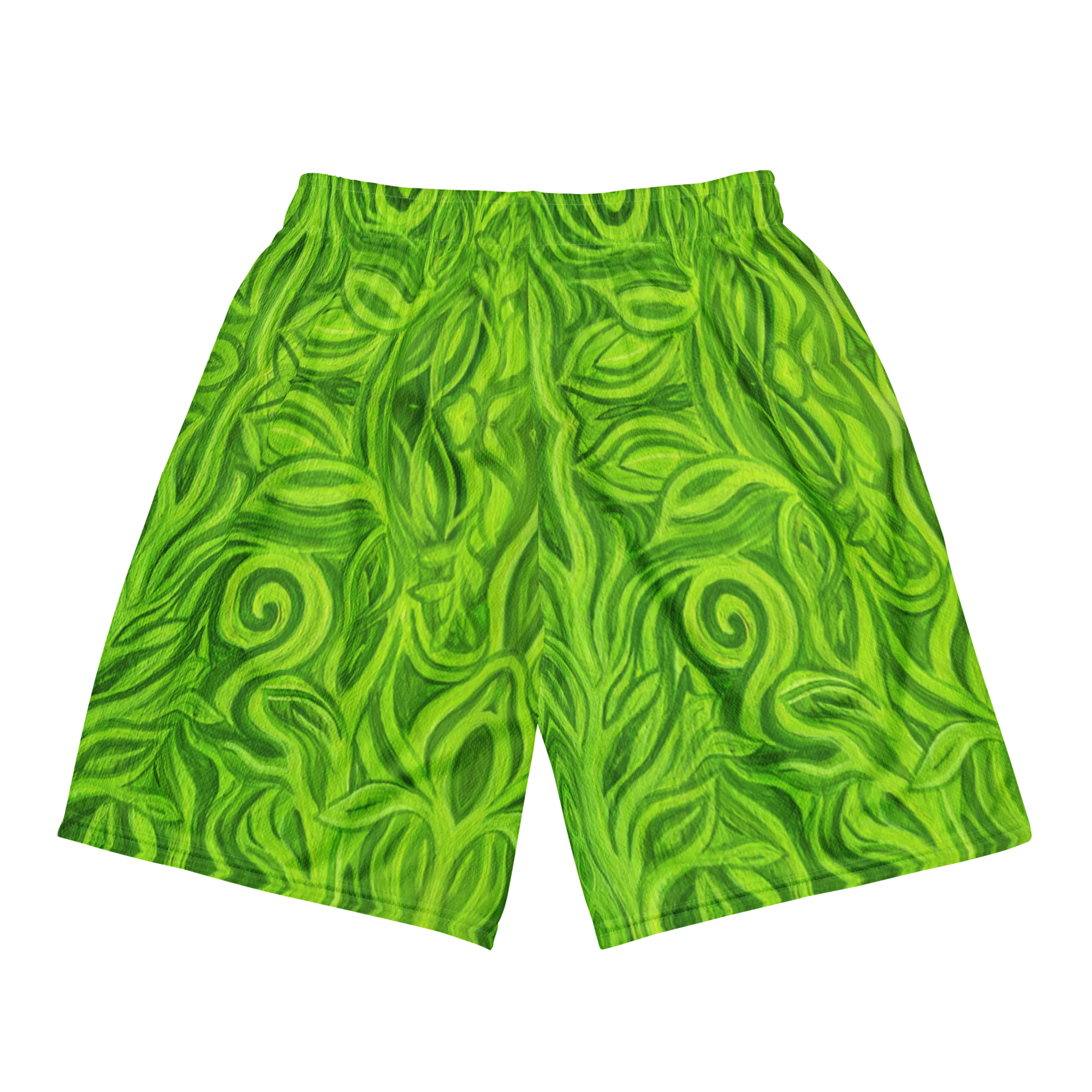 Soft Athletic Shorts (100% Recycled Material)- "Sprout" Design