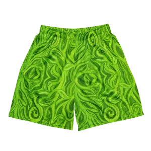 Soft Athletic Shorts (100% Recycled Material)- "Sprout" Design
