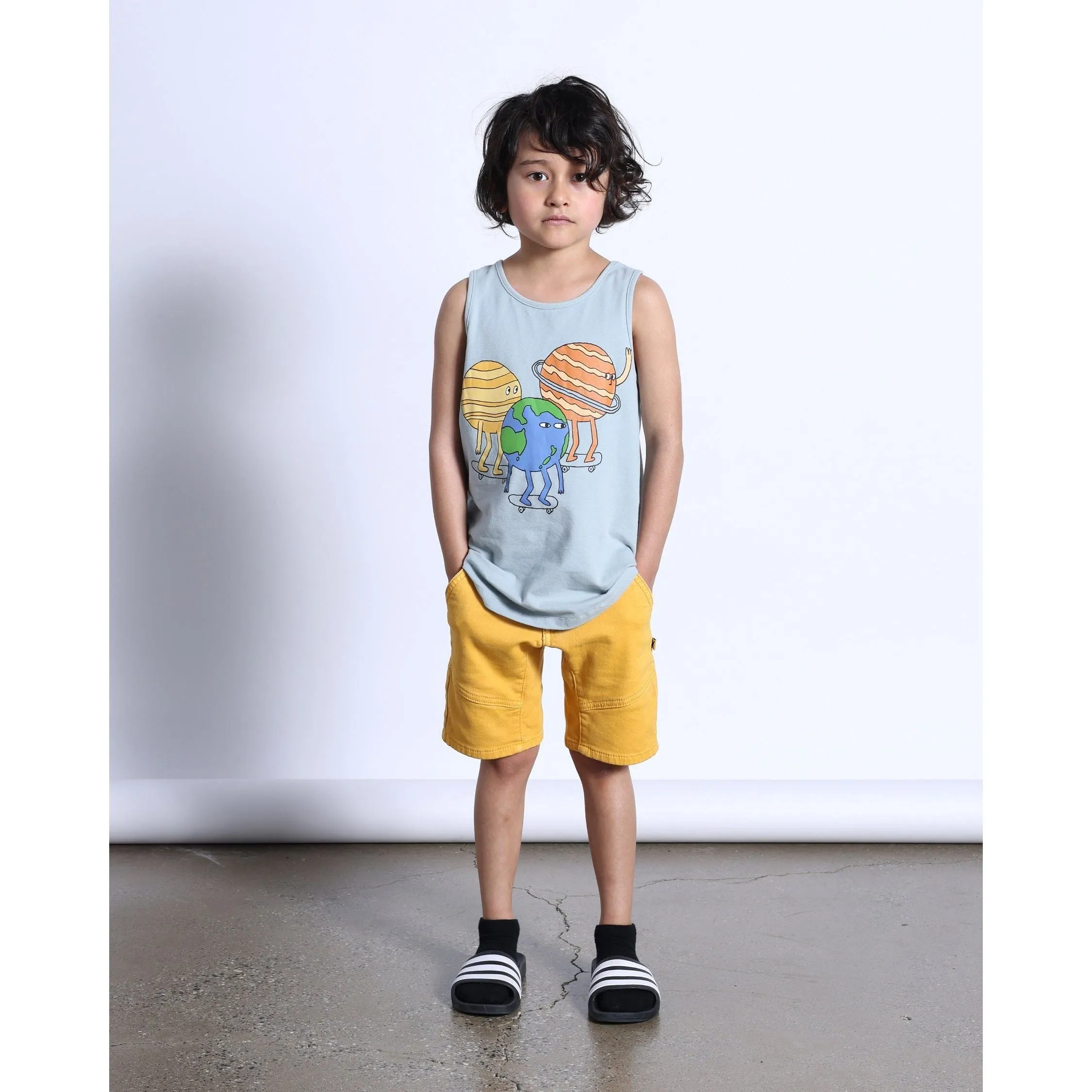 Soft Feel Chino Short- Mustard