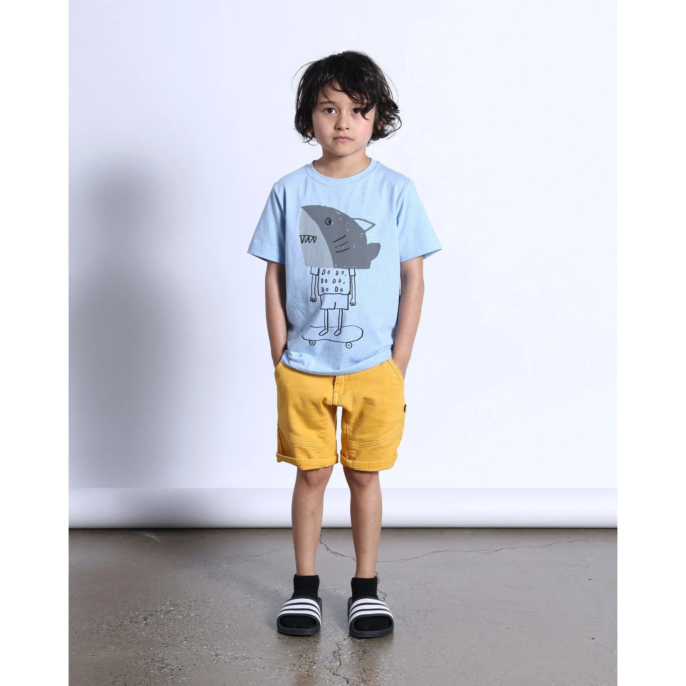 Soft Feel Chino Short- Mustard