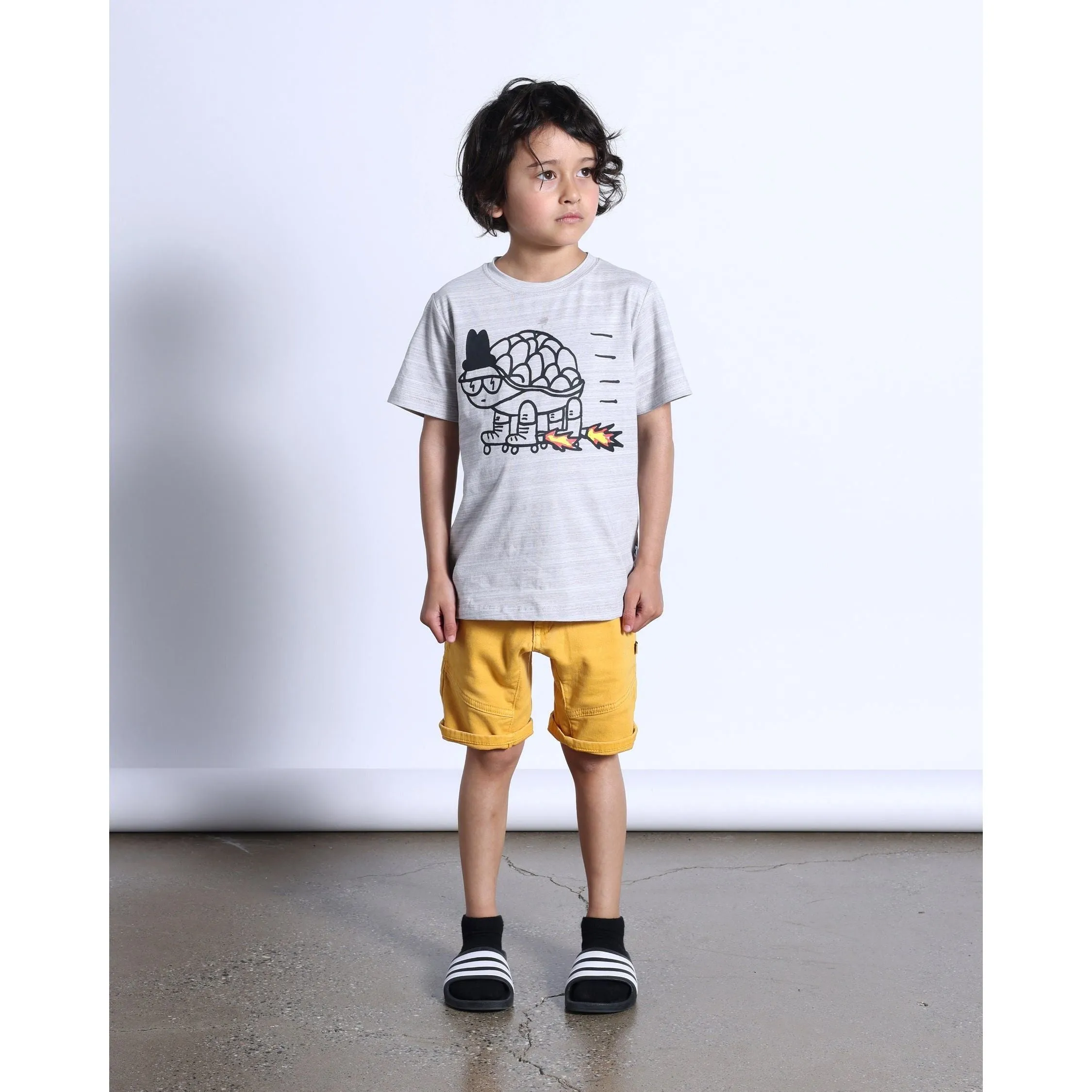 Soft Feel Chino Short- Mustard