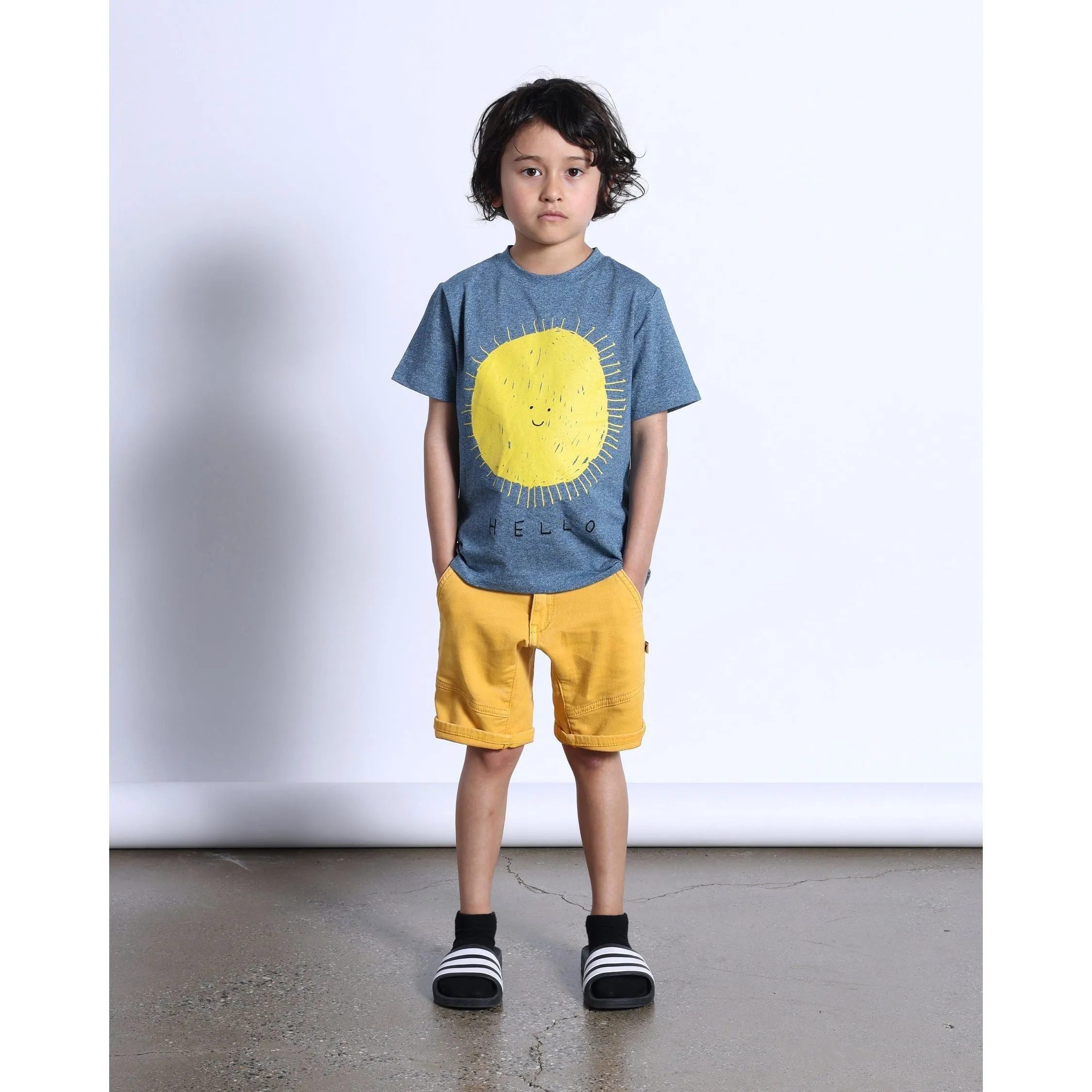 Soft Feel Chino Short- Mustard