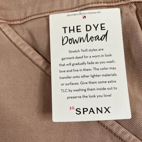 Spanx 6” Twill Chino Shorts