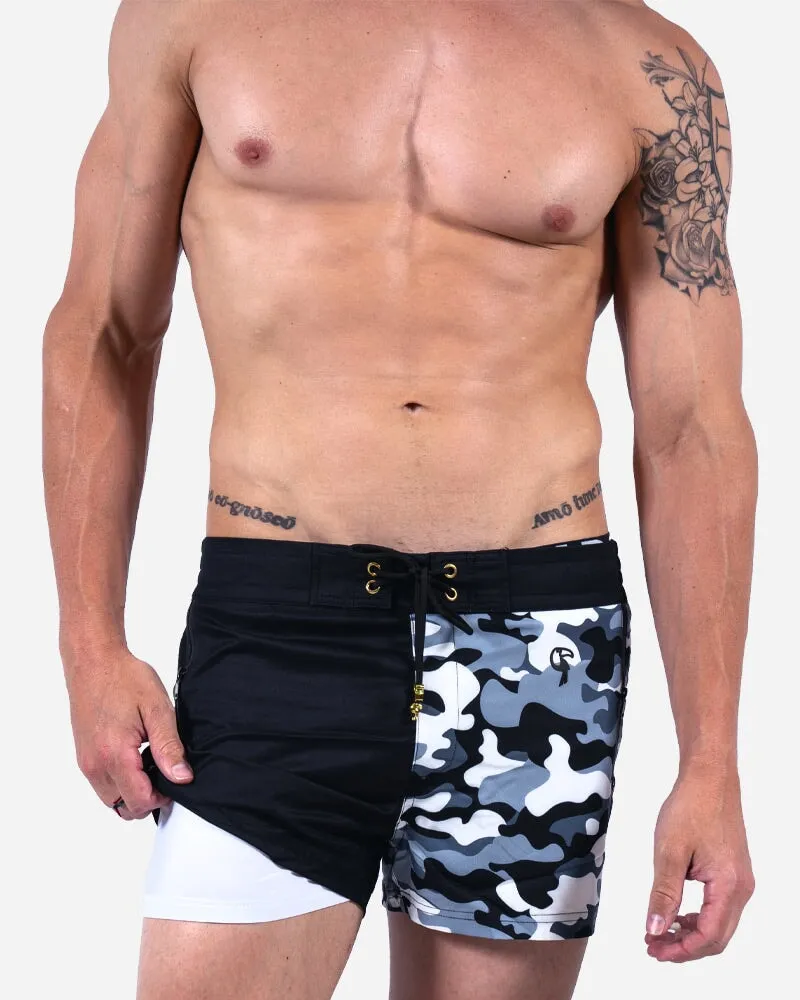 Split Camo Black - 3"
