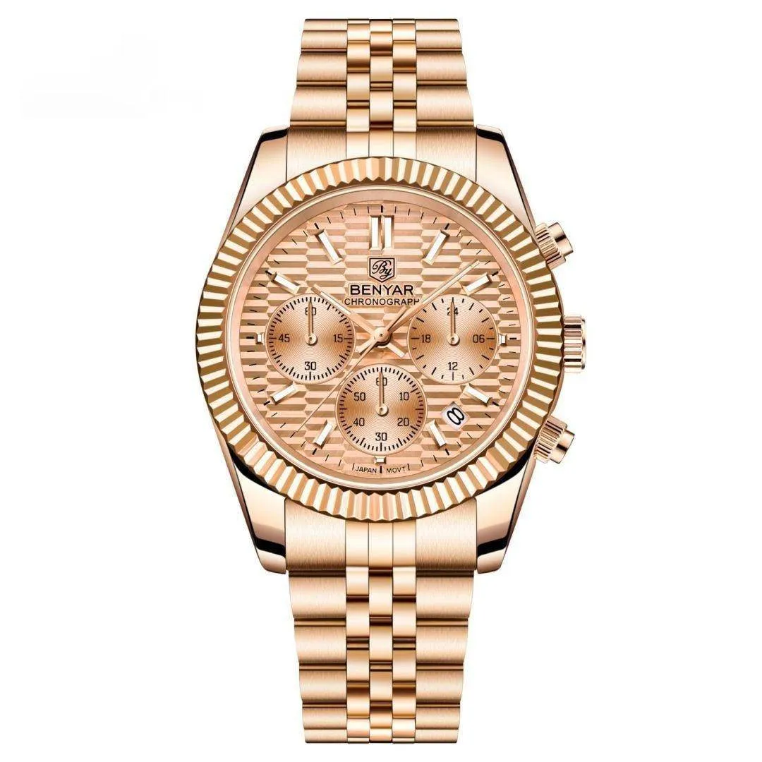 Stainless Steel Luminous Men's Sport's Quartz Watch