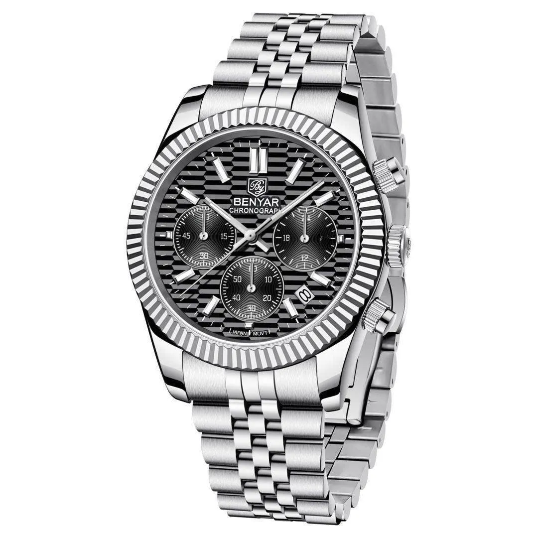 Stainless Steel Luminous Men's Sport's Quartz Watch