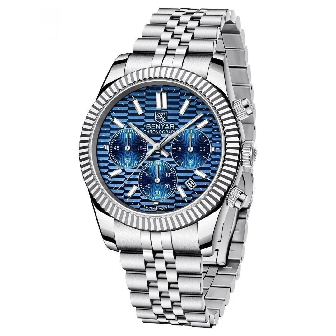 Stainless Steel Luminous Men's Sport's Quartz Watch