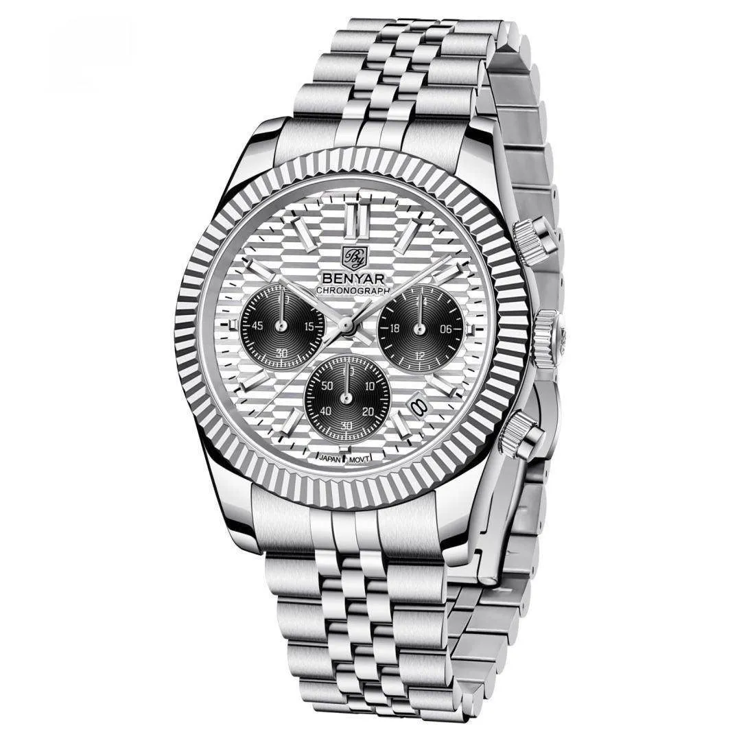Stainless Steel Luminous Men's Sport's Quartz Watch