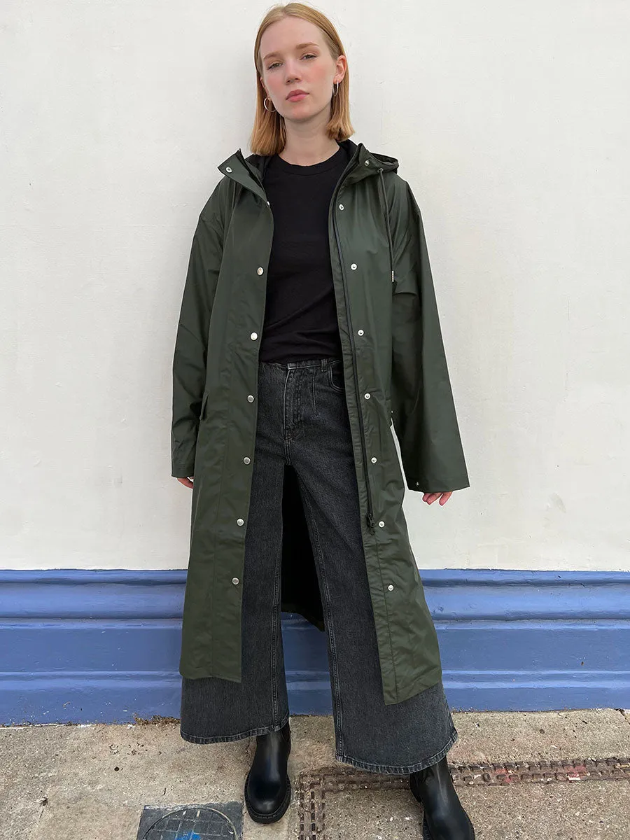 Stala Long Raincoat - Rosin