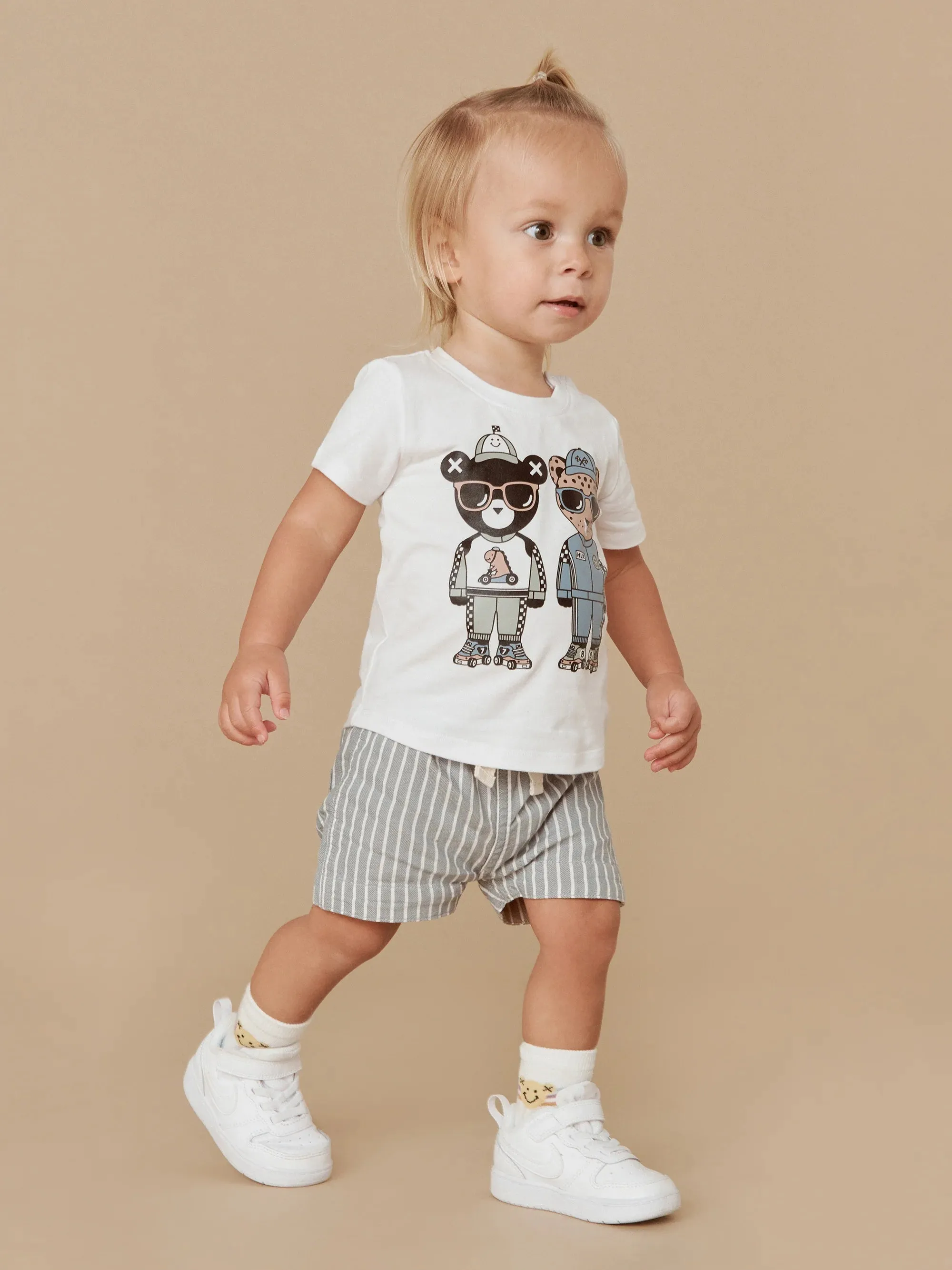 Stripe Reversible Chino Shorts