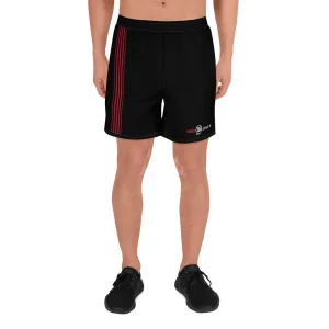 Striped Athletic Long Shorts