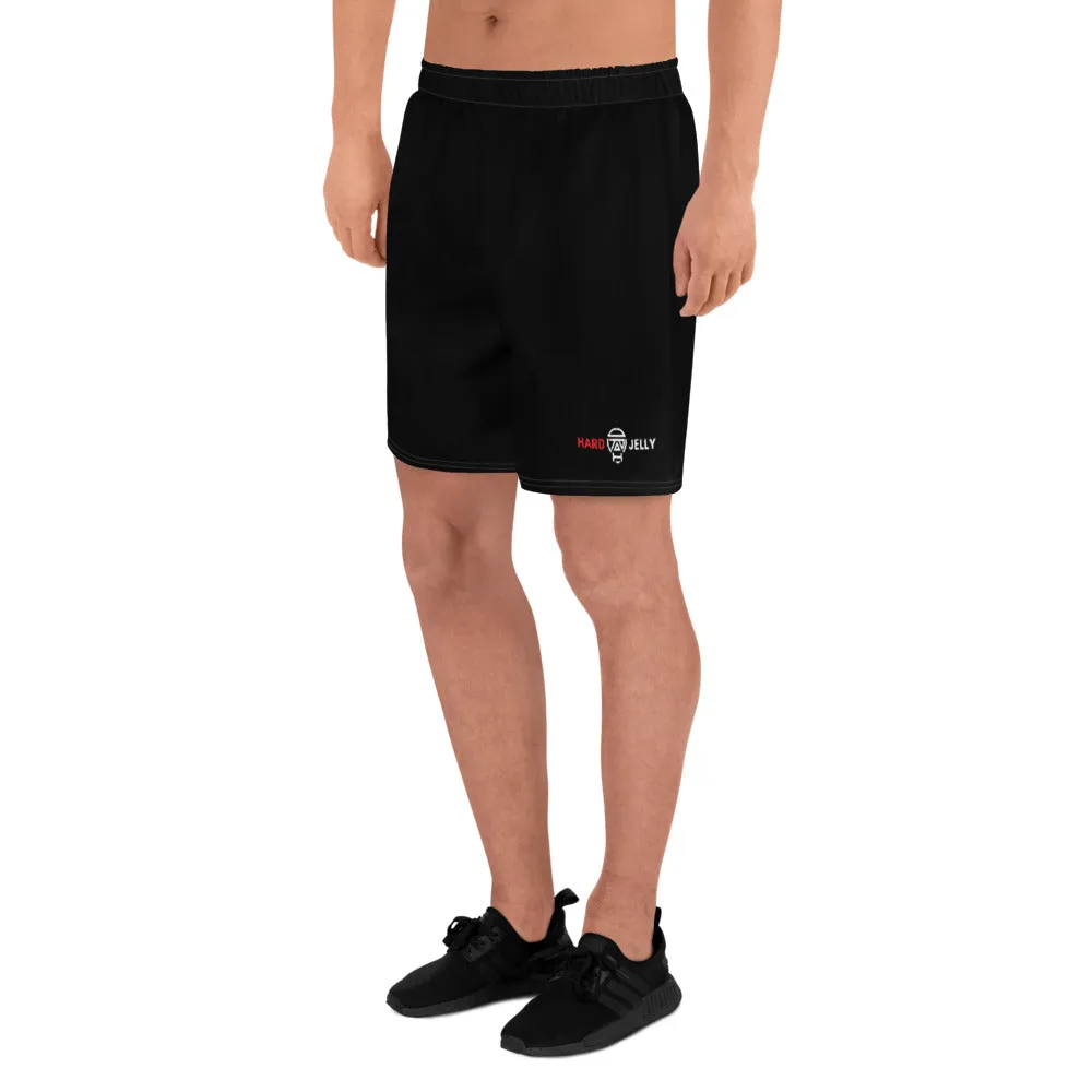 Striped Athletic Long Shorts