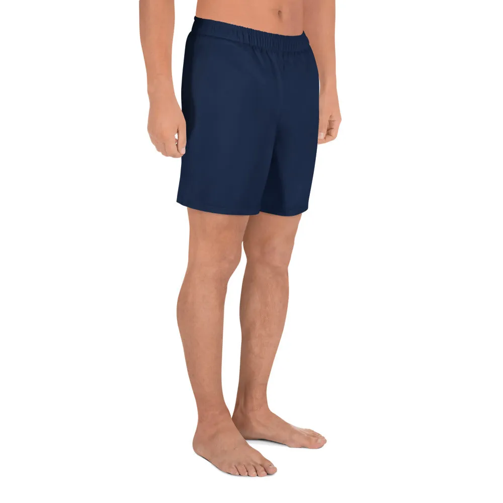 Striped Athletic Long Shorts