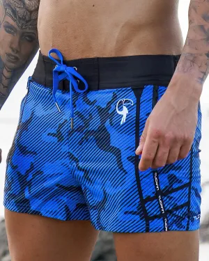 Striped Blue Camo - 3"