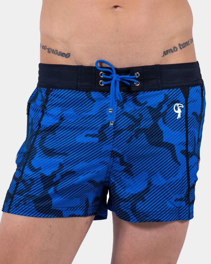 Striped Blue Camo - 3"