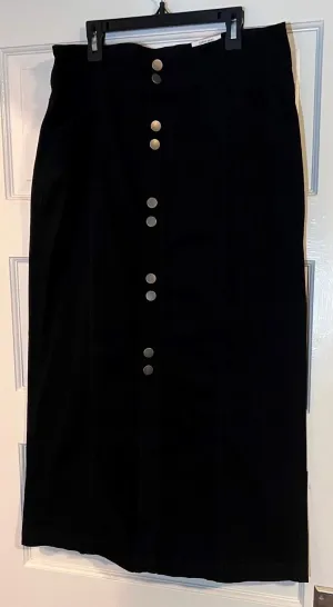 Style & Co Curvy Skirt - Button Front with Front Slit ~ Size 10 New