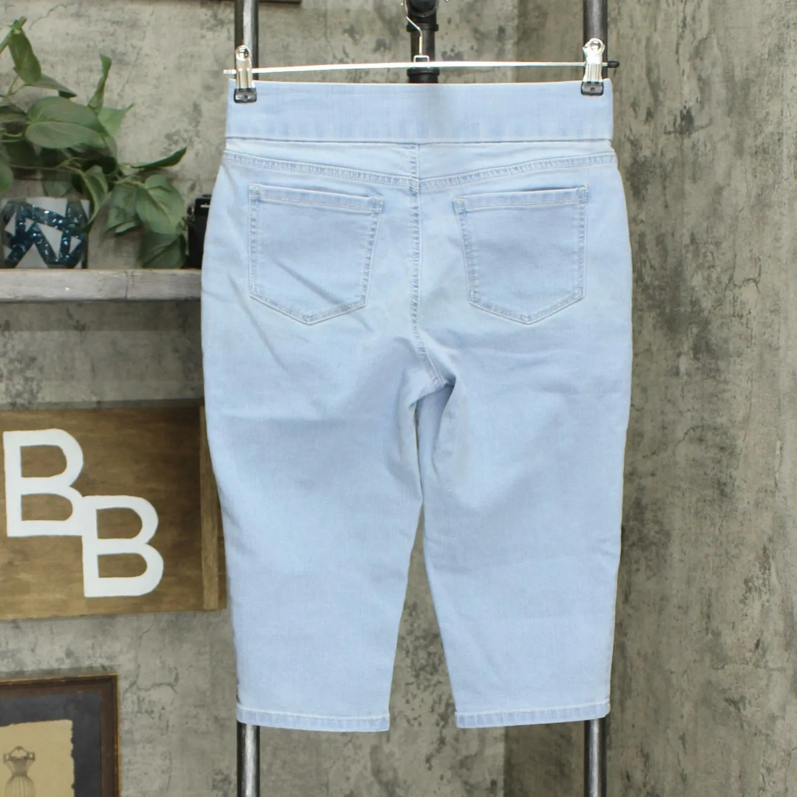 Style & Co. Petite Avery Pull On Skimmer Jeans Sedona PM