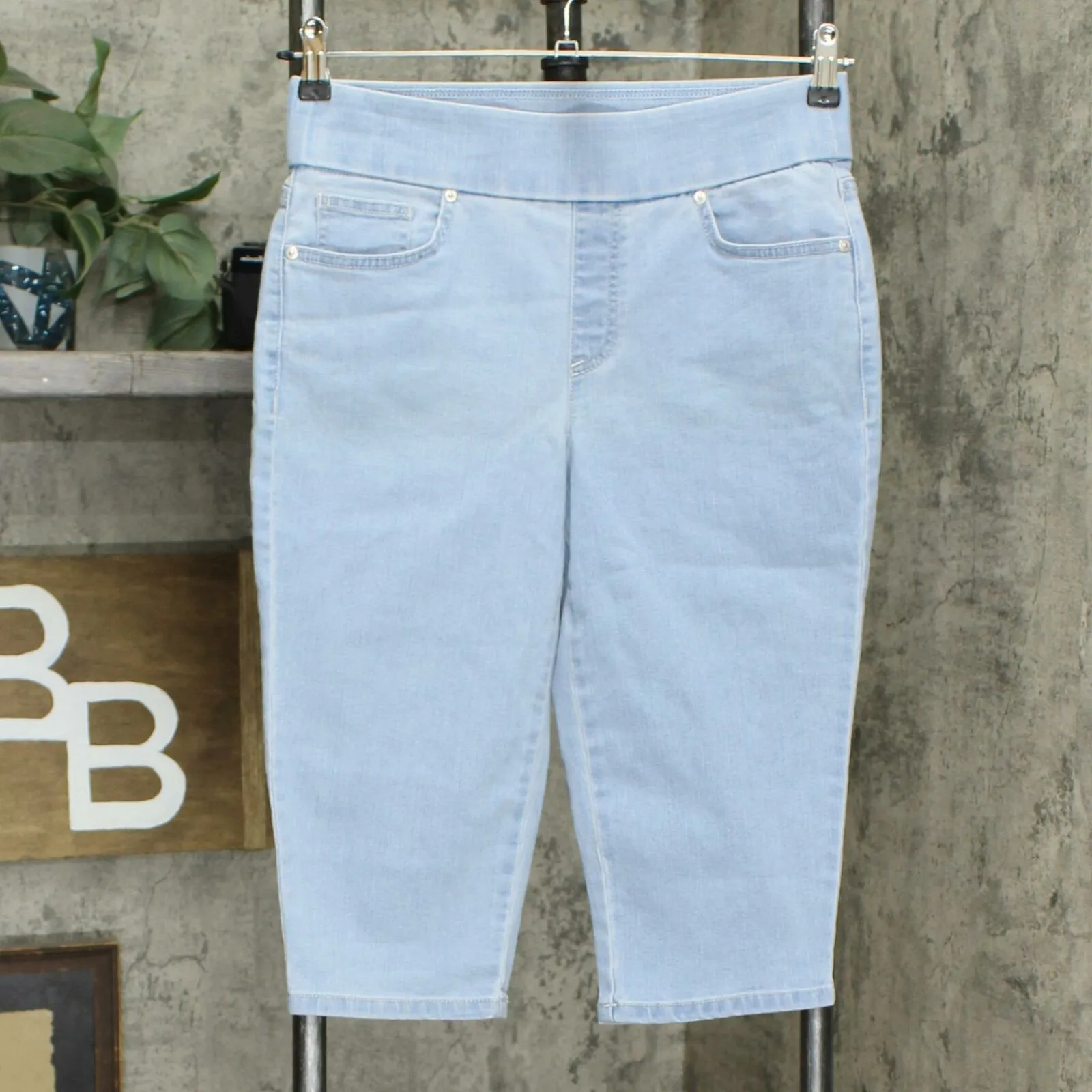 Style & Co. Petite Avery Pull On Skimmer Jeans Sedona PM