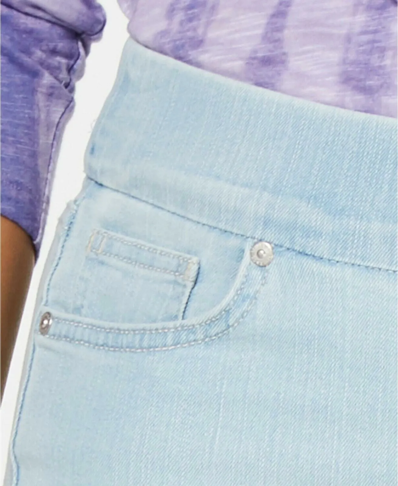 Style & Co. Petite Avery Pull On Skimmer Jeans