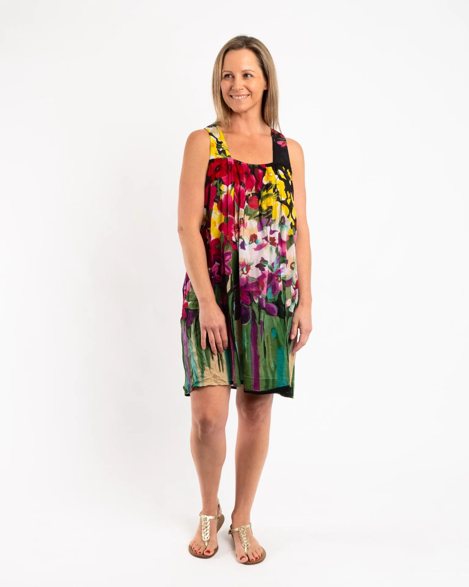 Summer Garden Above the Knee Dress