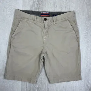 Superdry Mens Beige Chino Shorts Size 34